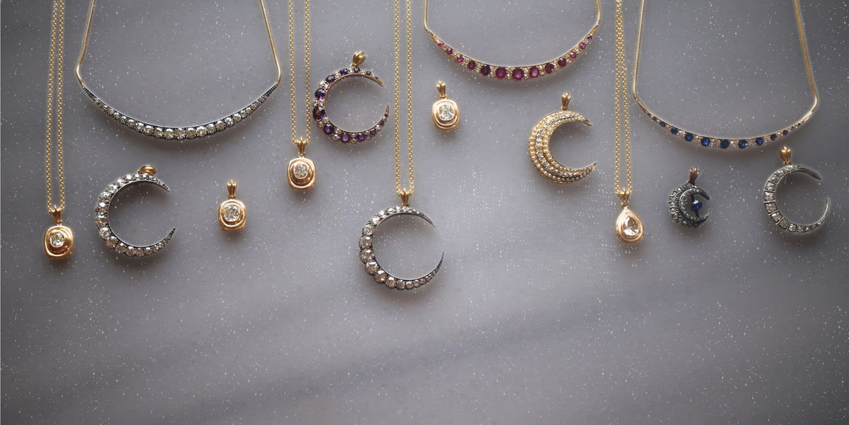 ハンドメイドアクセサリー moon様☆ To the Moon and Back – Andria Barboné Jewelry