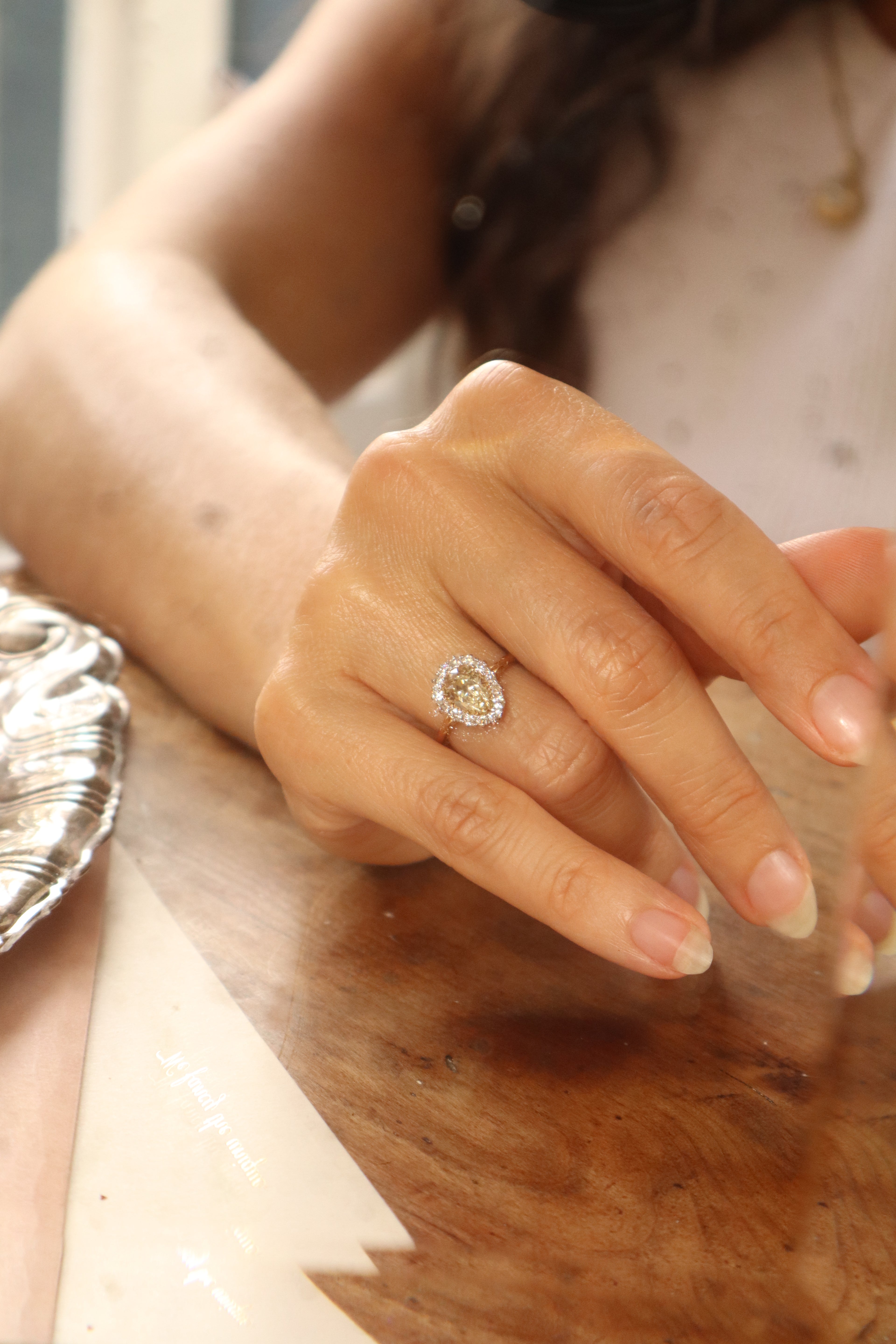 AB MADE diamond engagement ring