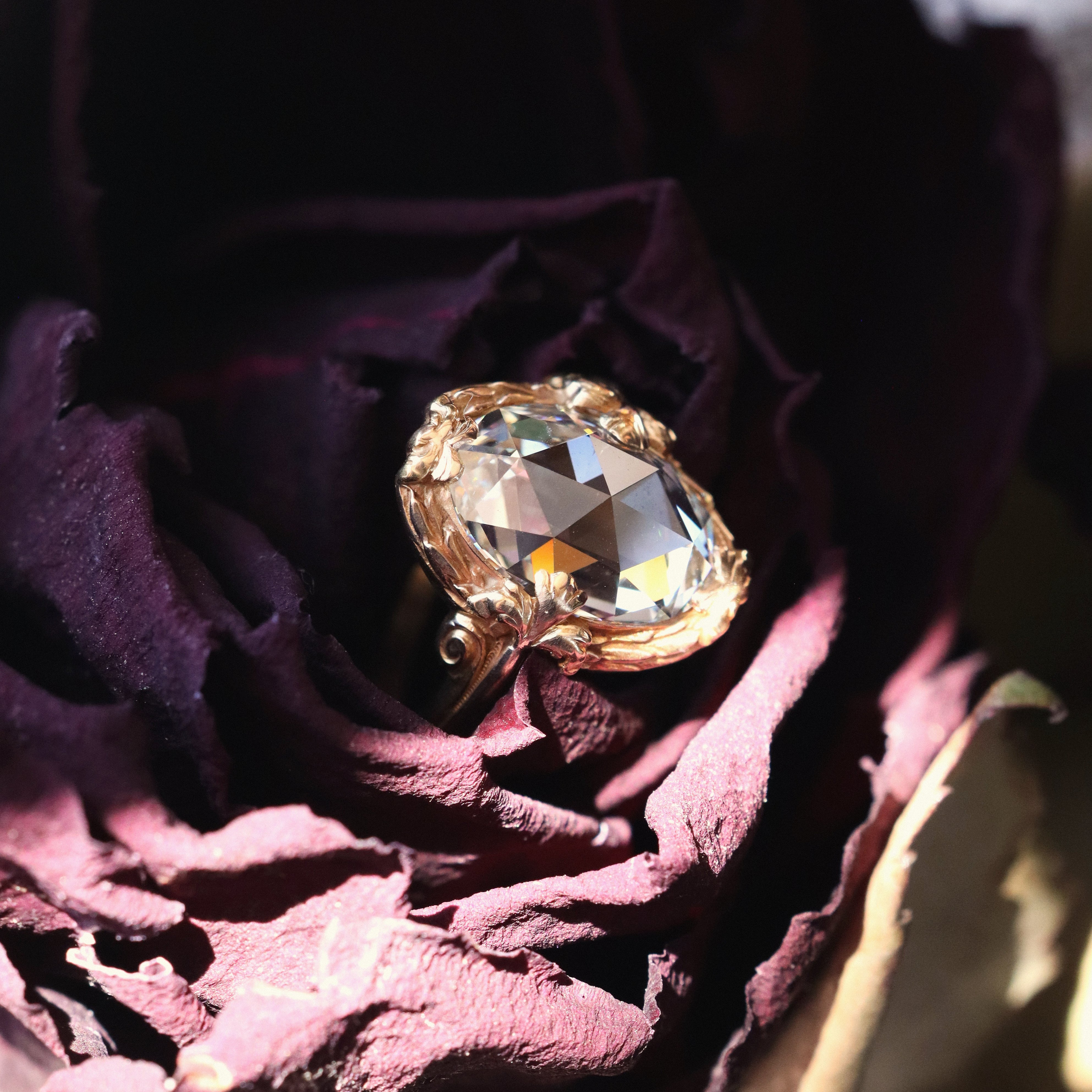 ANTIQUE diamond engagement ring
