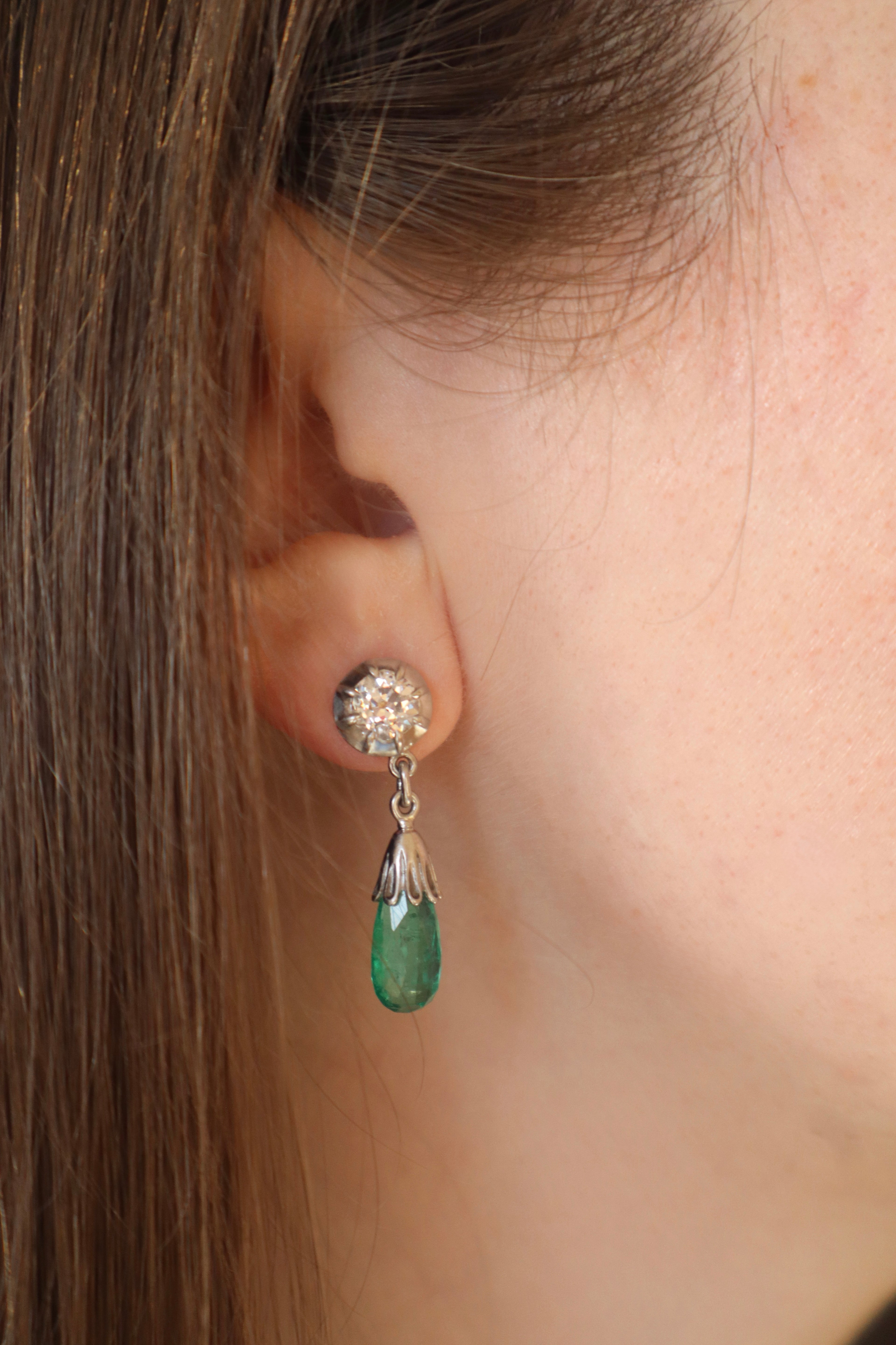 AB MADE diamond with gemstone