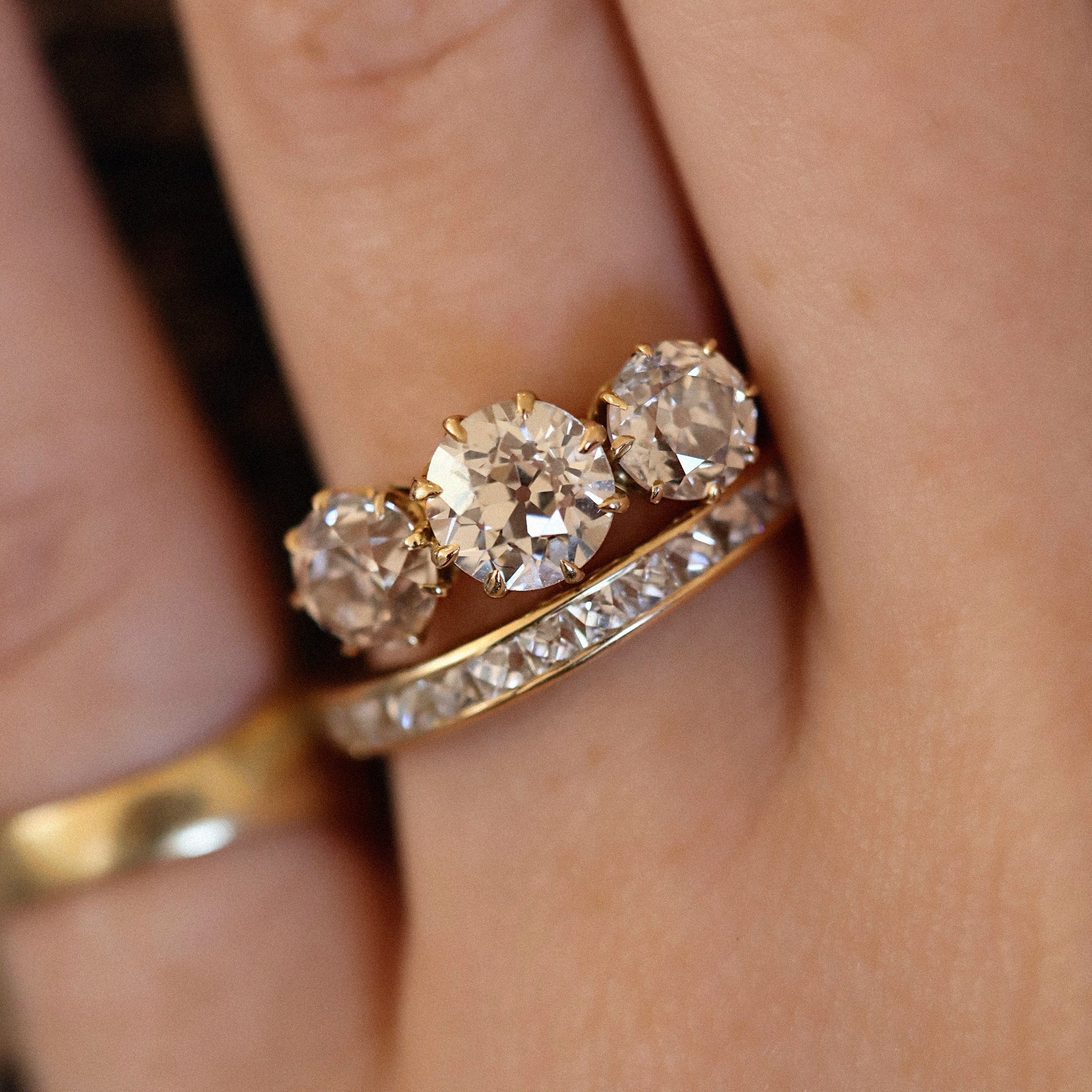 J-K-L color VS clarity diamond Rings