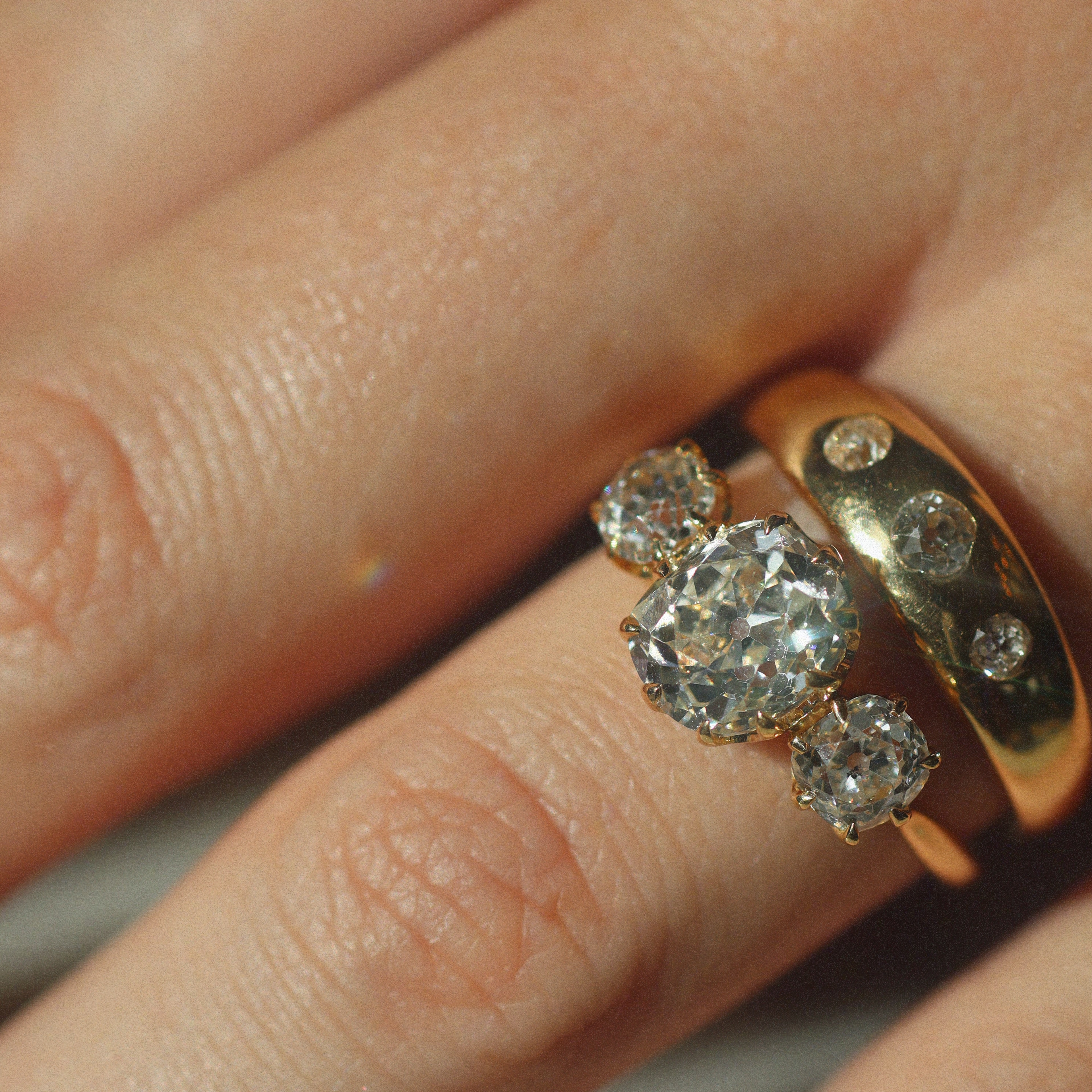 AB MADE diamond engagement ring