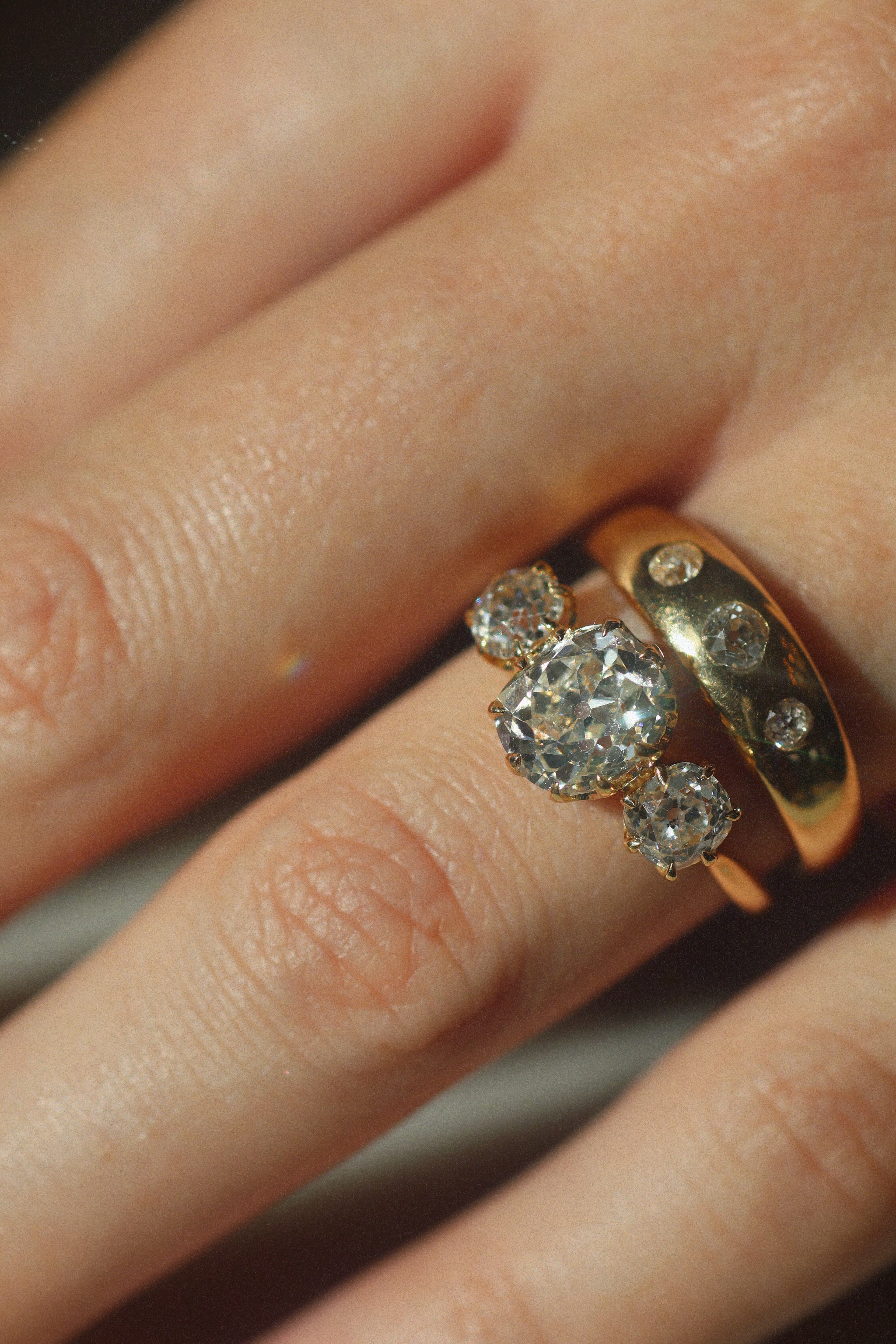 AB MADE diamond engagement ring