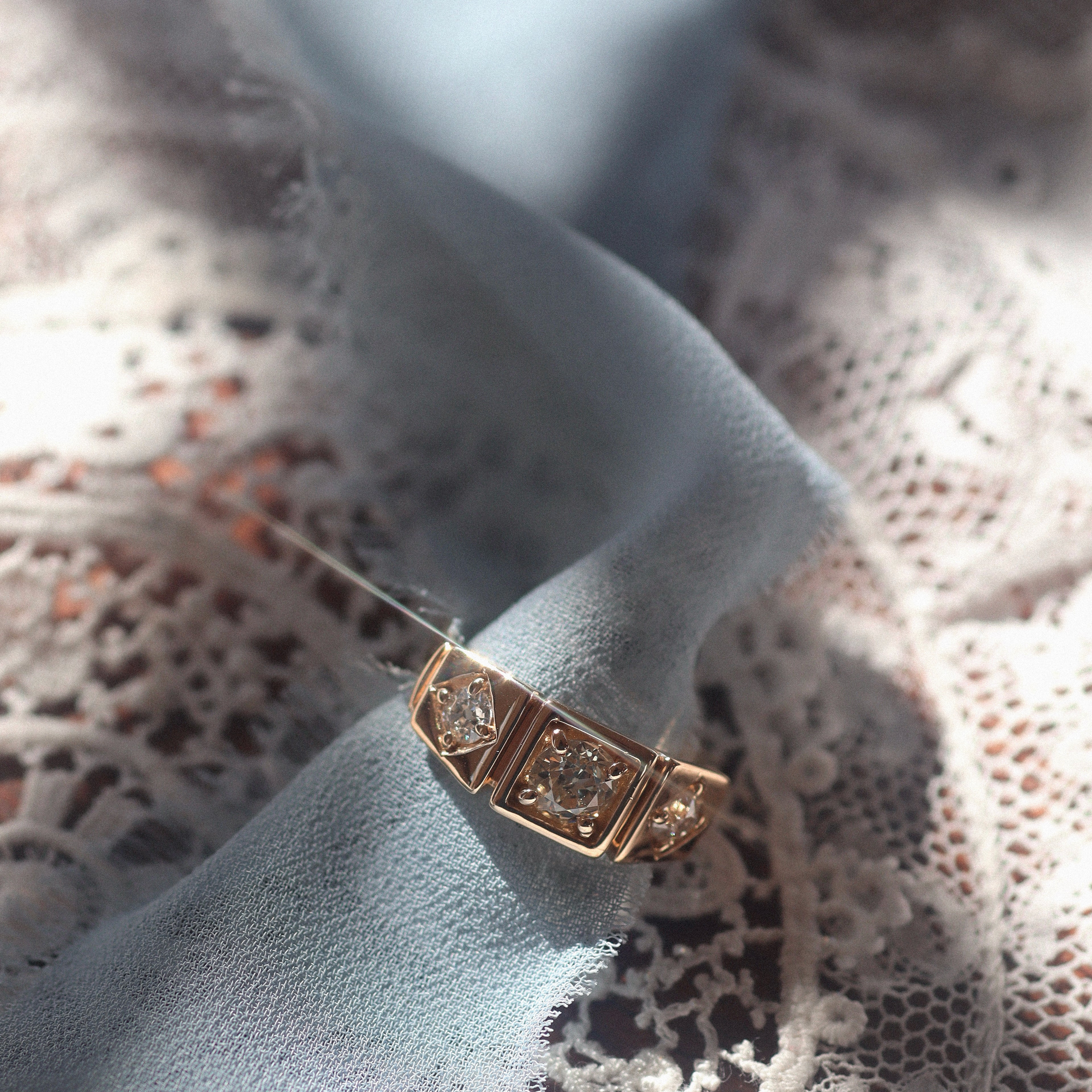 AB MADE diamond engagement ring