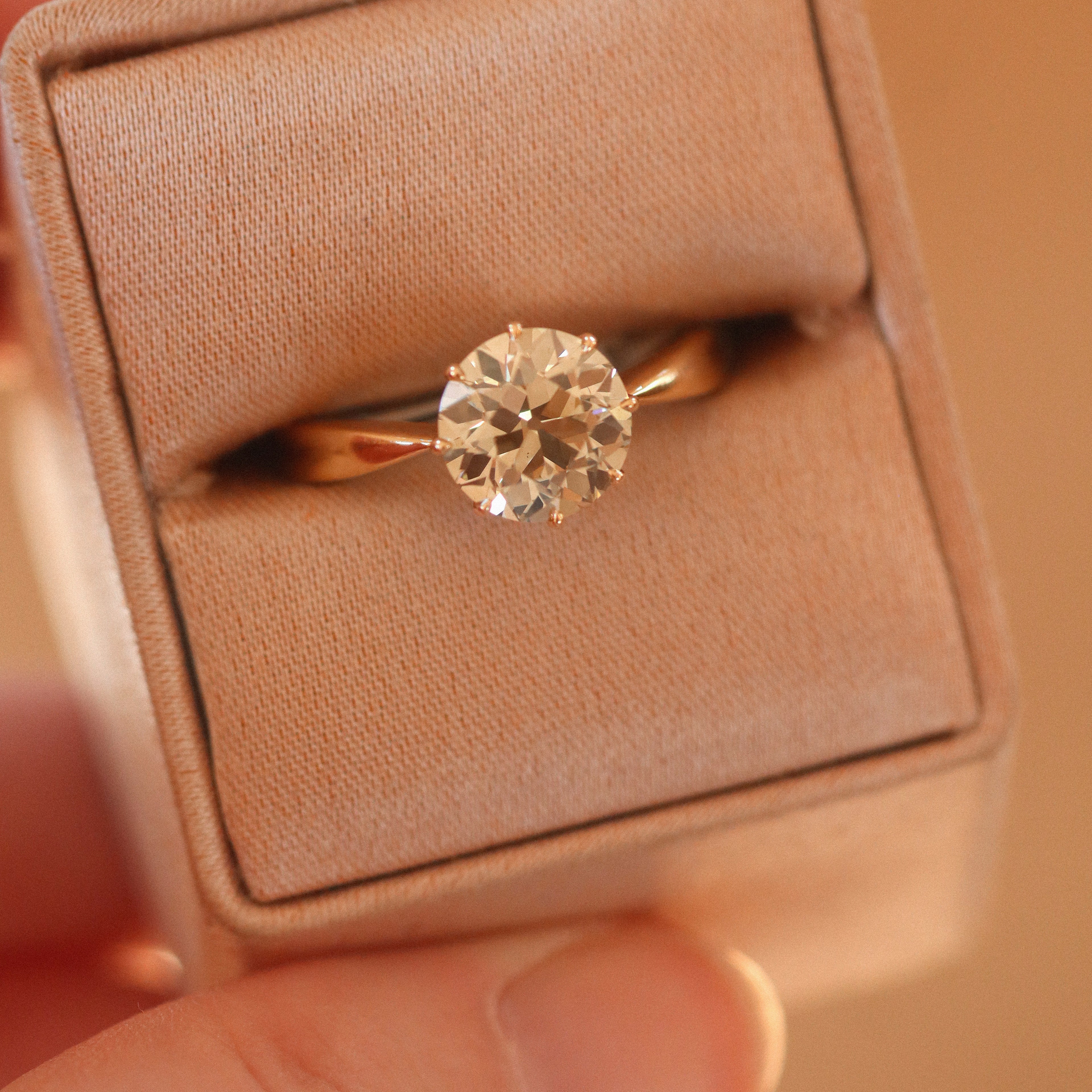 AB MADE diamond engagement ring