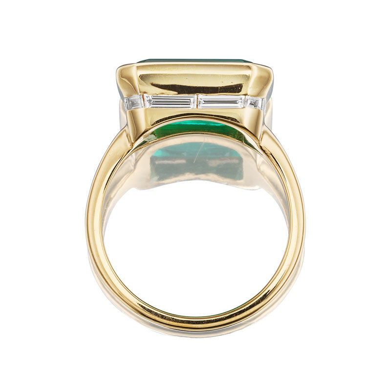 5+ Carats gemstones vintage engagement ring