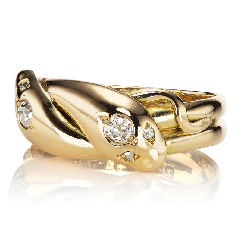 Georgian Era Snake Ring diamond