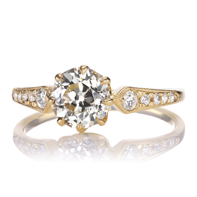 1.01ct Old European Cut Diamond diamond engagement ring