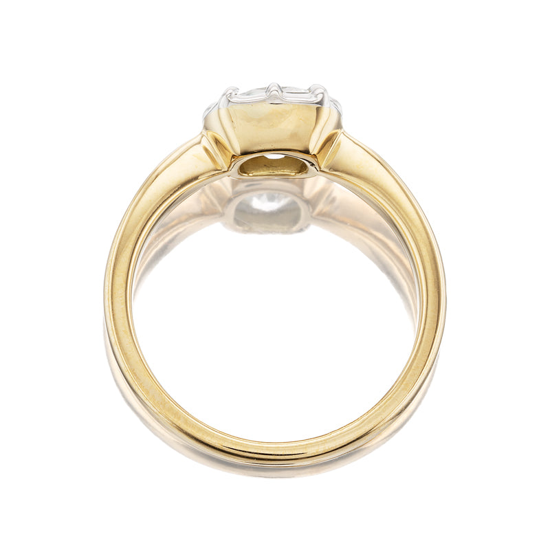 J-K-L color SI-I clarity diamond Rings