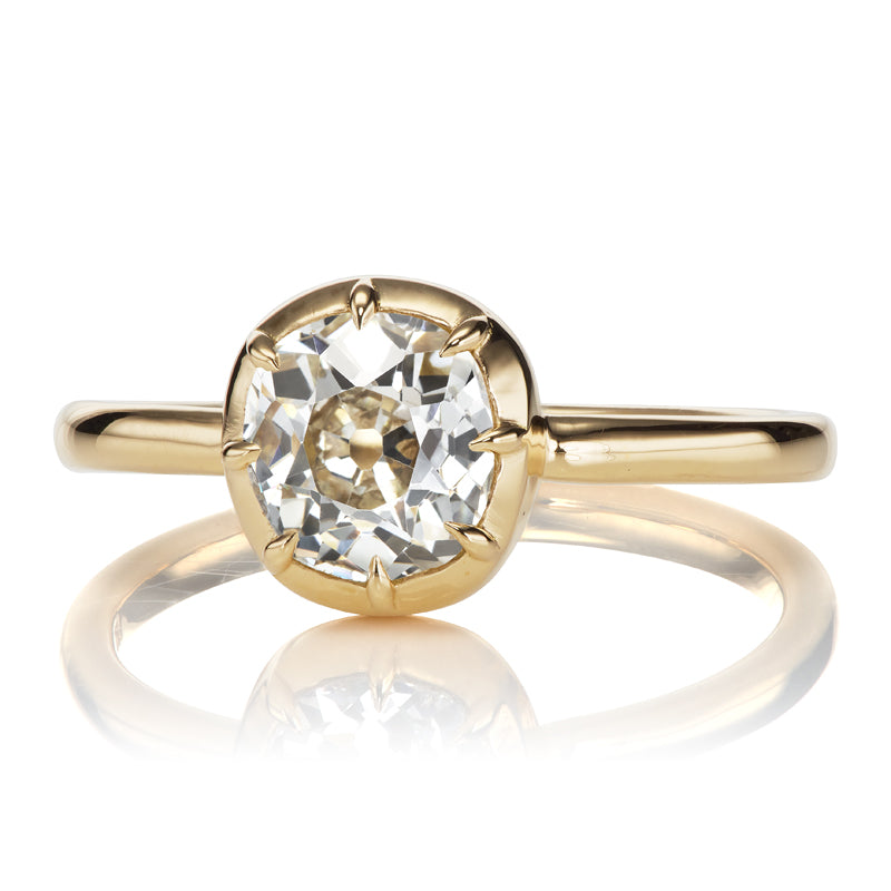 1.17ct Old Mine Cut Diamond diamond engagement ring