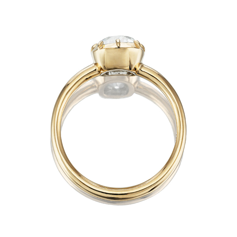 J-K-L color SI-I clarity diamond Rings