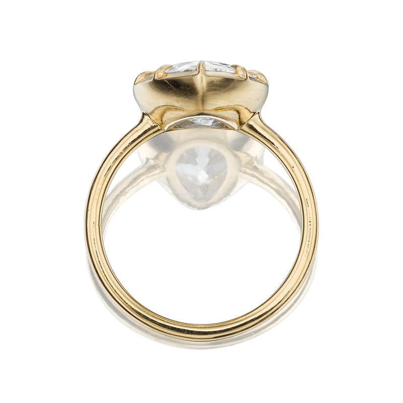 3-4 Carats vintage engagement ring