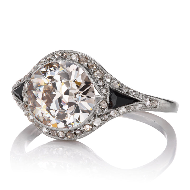 2-3 Carats gemstones vintage engagement ring