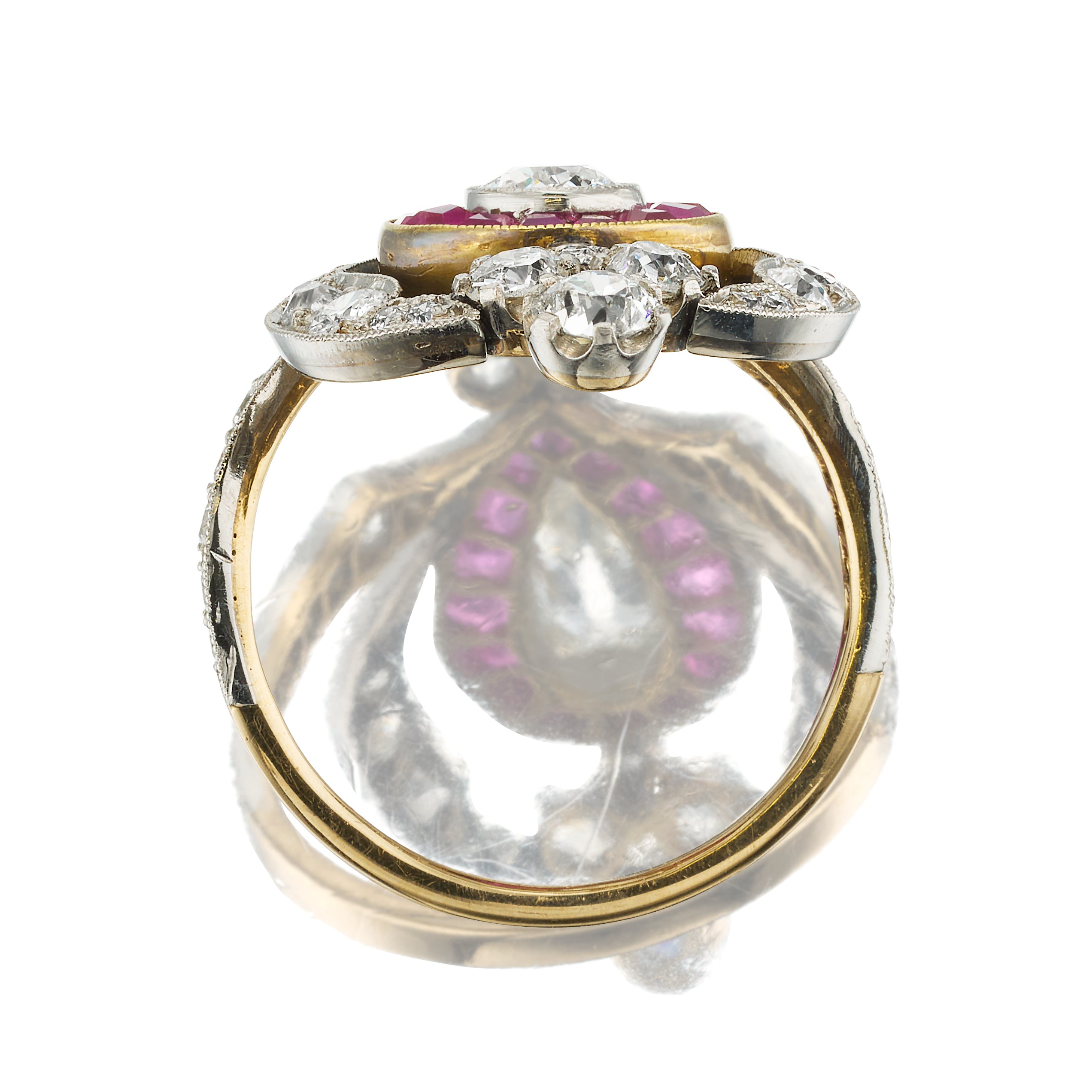 J-K-L color SI-I clarity diamond Rings