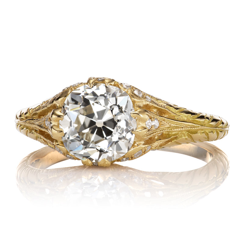 AB MADE diamond engagement ring