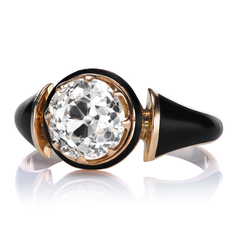 1.90ct Old European Cut Diamond diamond engagement ring