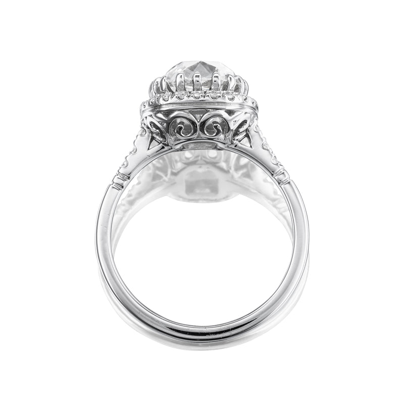 3-4 Carats vintage engagement ring