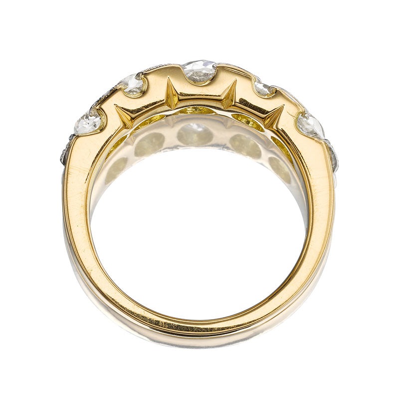 J-K-L color SI-I clarity diamond Rings