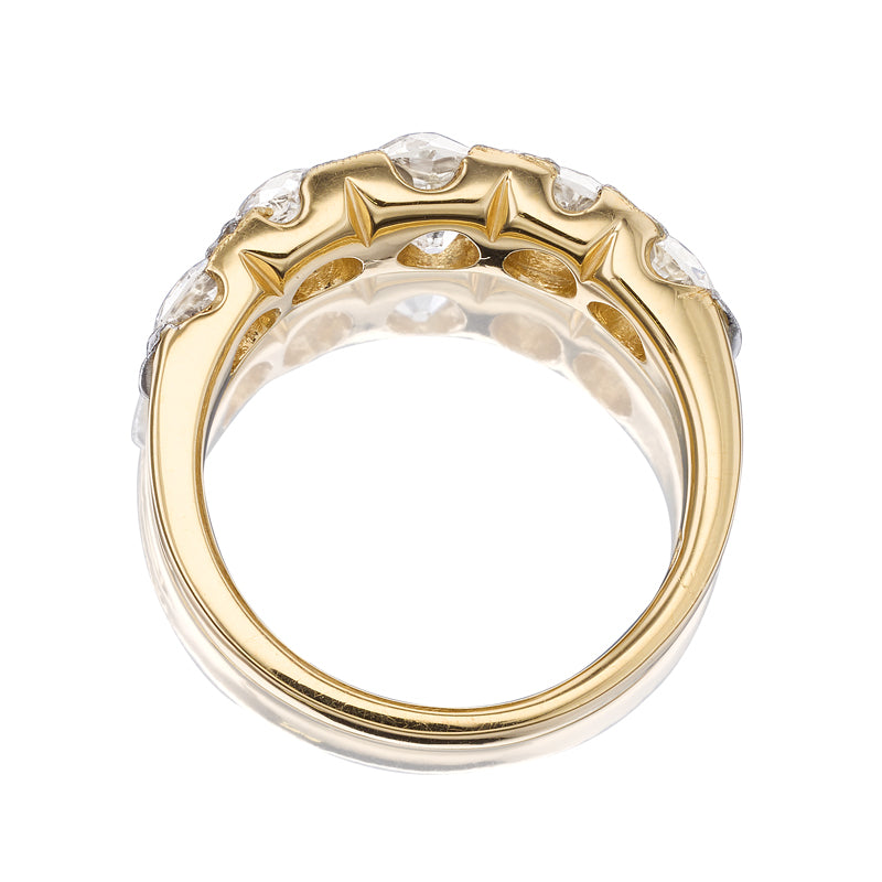 0.80 Old Mine Cut Diamond diamond engagement ring