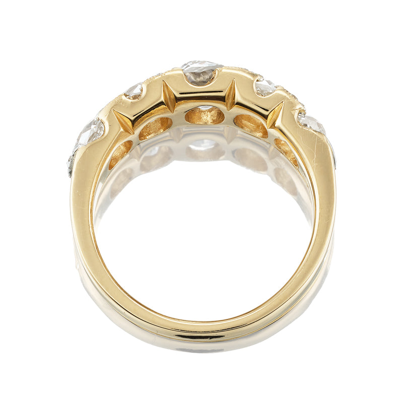 0.86ct Old Mine Cut Diamond diamond engagement ring