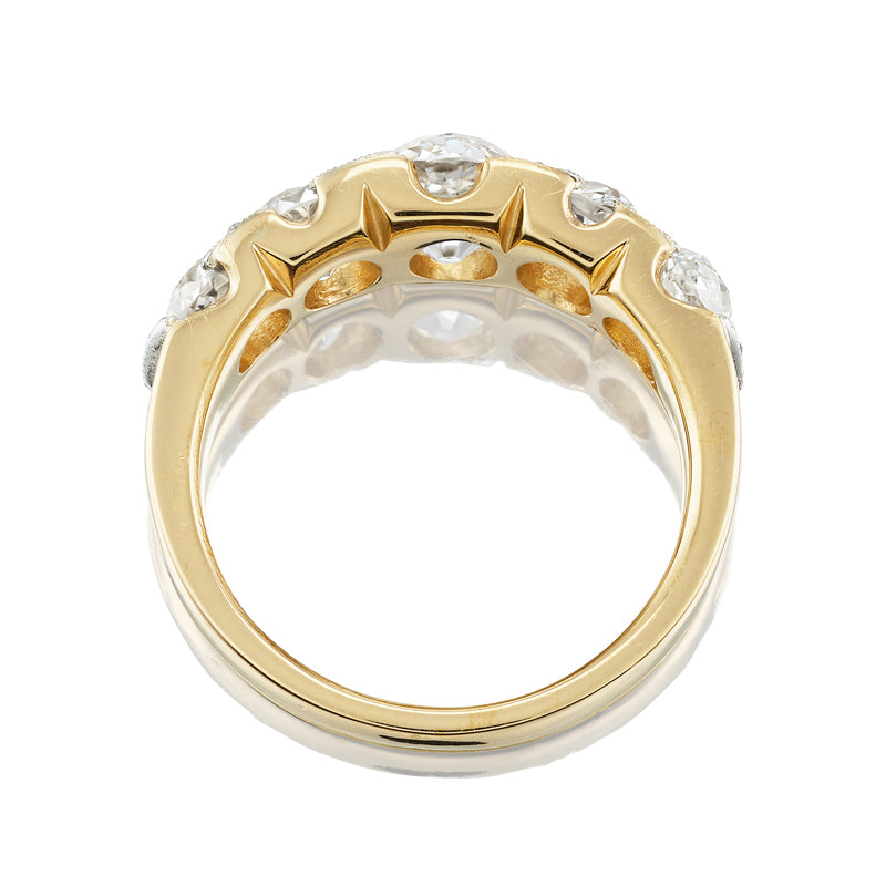 1.04ct Old Mine Cut Diamond diamond engagement ring