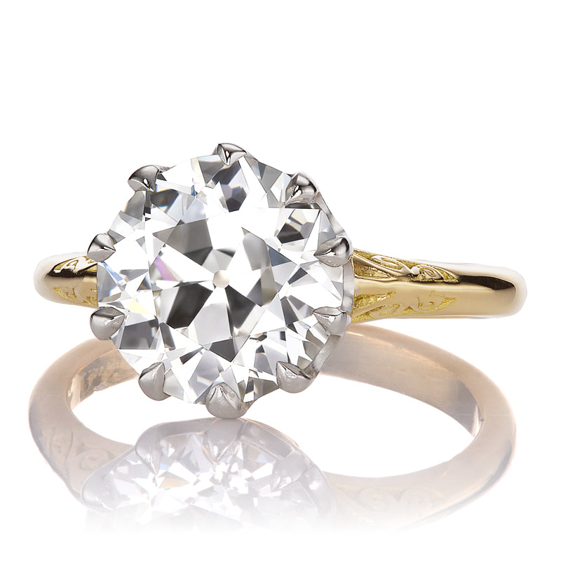 2-3 Carats vintage engagement ring