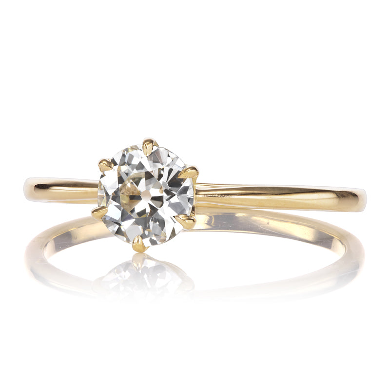 0.95ct Old European Cut Diamond diamond engagement ring