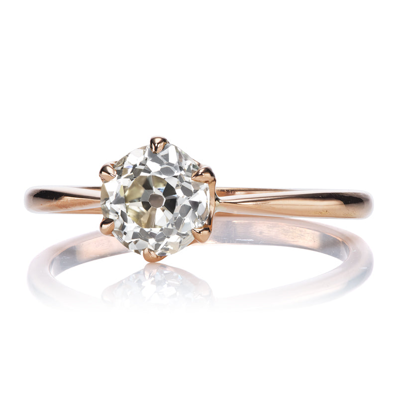 1.01ct Old European Cut Diamond diamond engagement ring