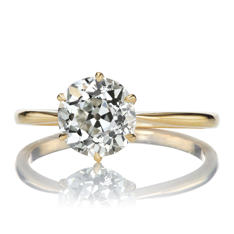 1.72ct Old European Diamond diamond engagement ring