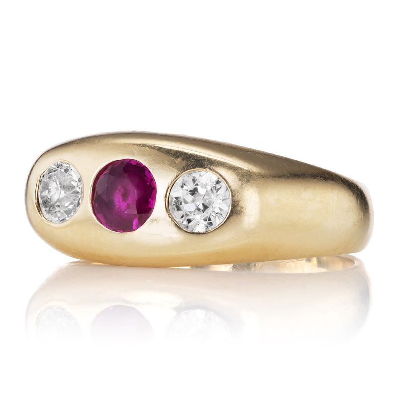 1-2 Carats gemstones vintage engagement ring