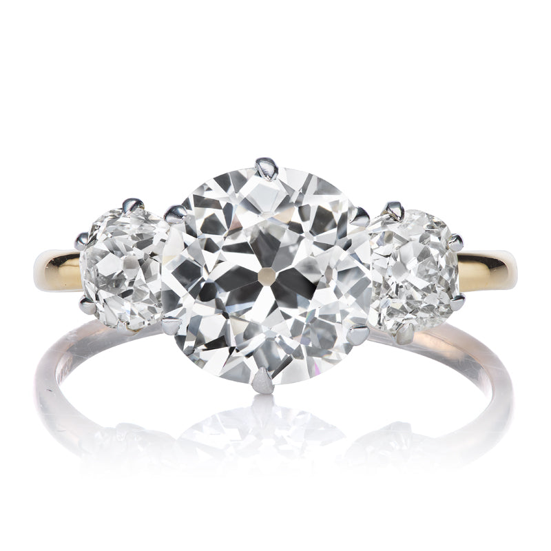 Edwardian Tiffany & Co. Three Stone Ring