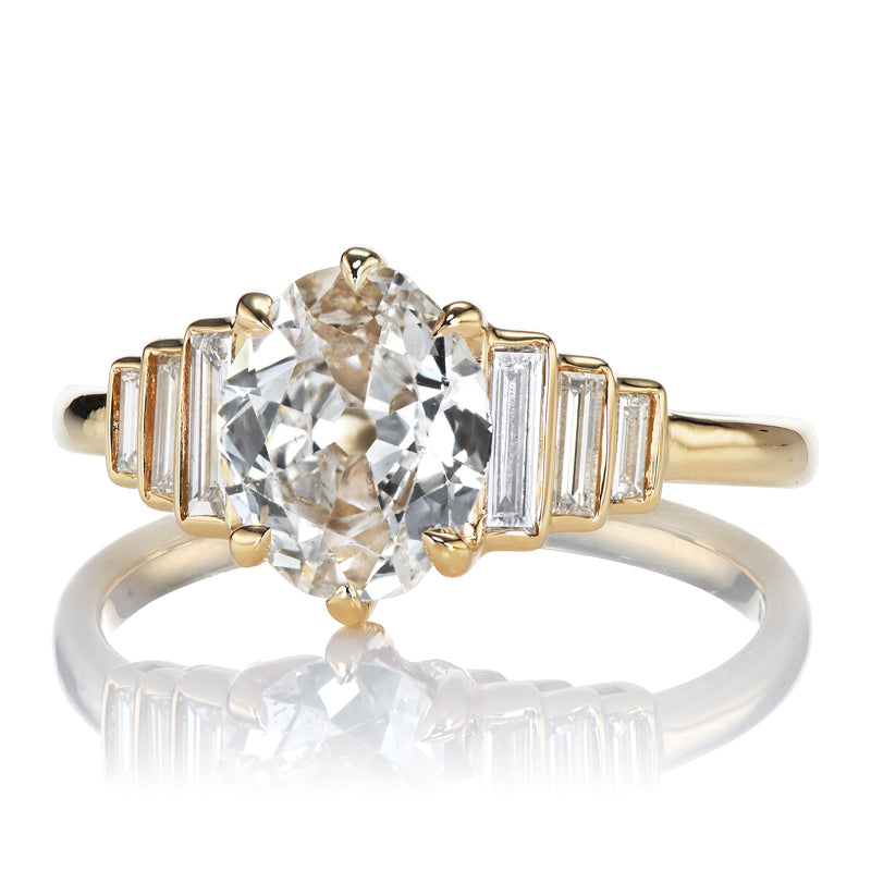 1.23ct Oval Cut Diamond diamond engagement ring