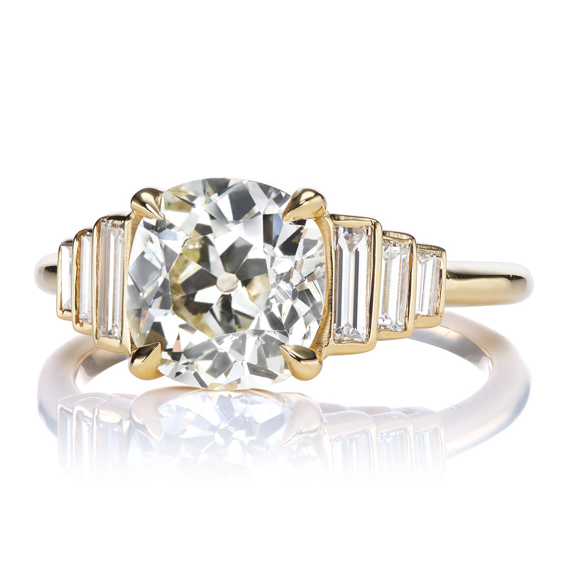 AB MADE diamond engagement ring