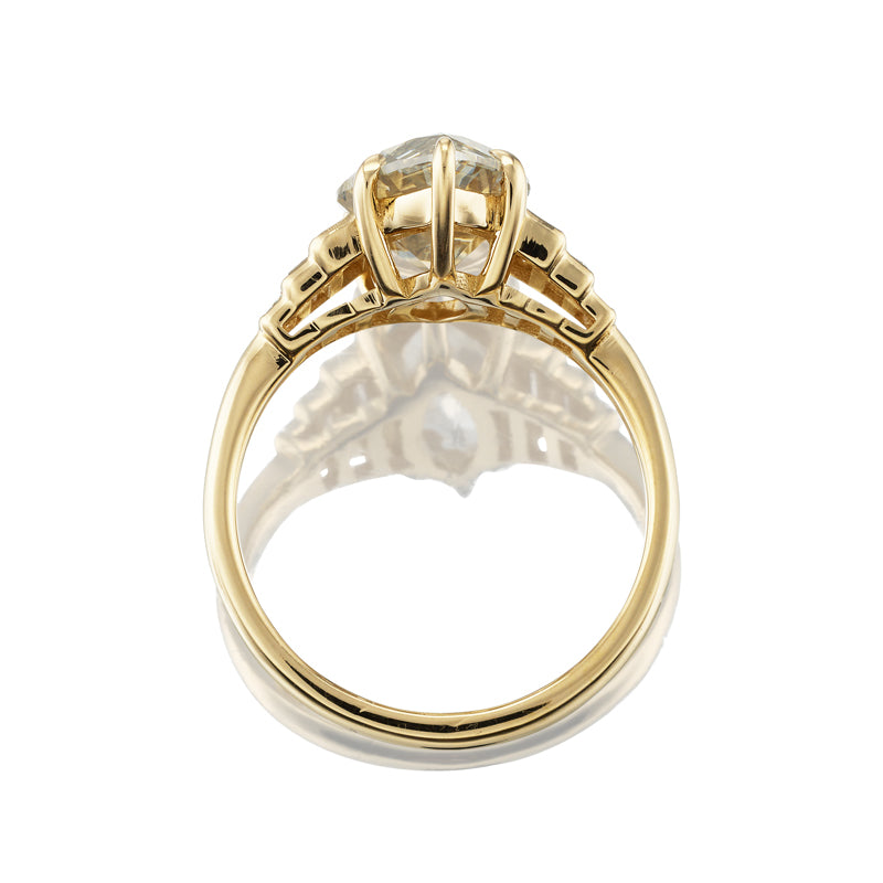 3-4 Carats vintage engagement ring