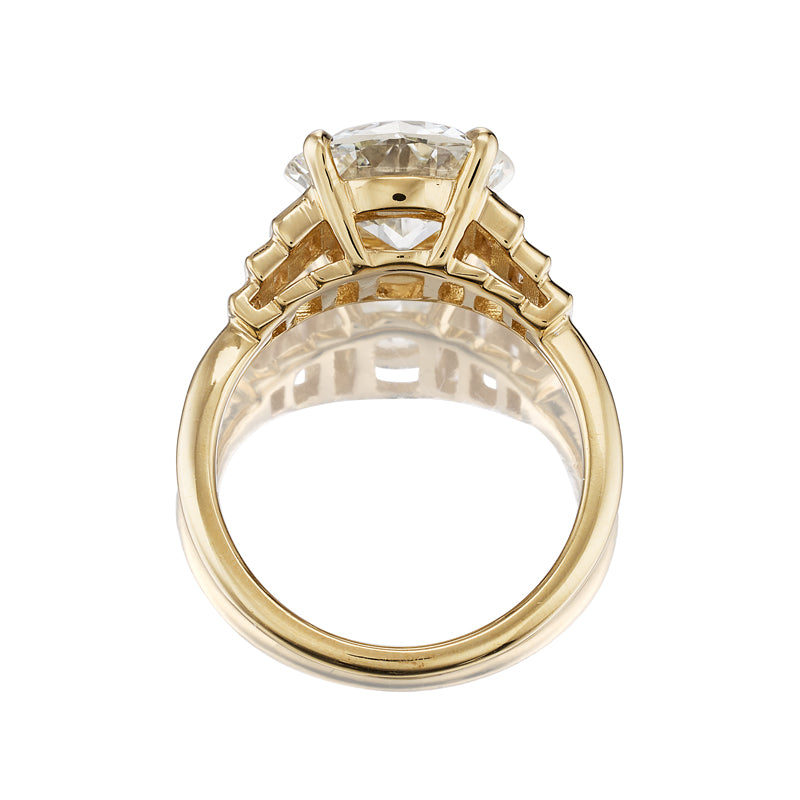 3-4 Carats vintage engagement ring