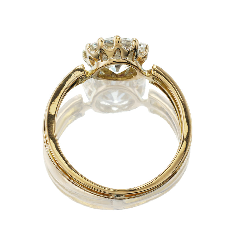 2-3 Carats vintage engagement ring