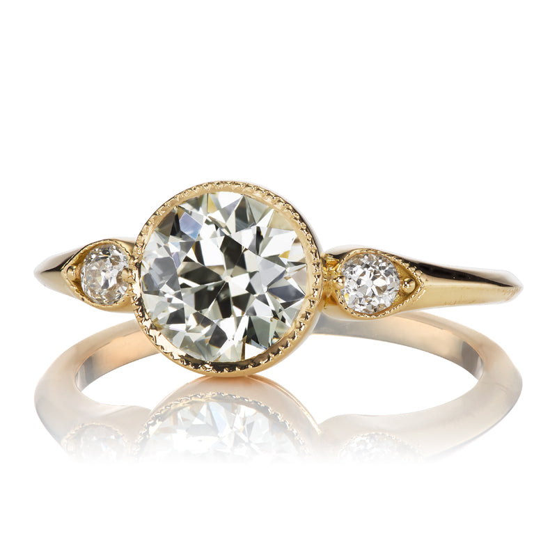 1.25ct Transitional Cut Diamond diamond engagement ring