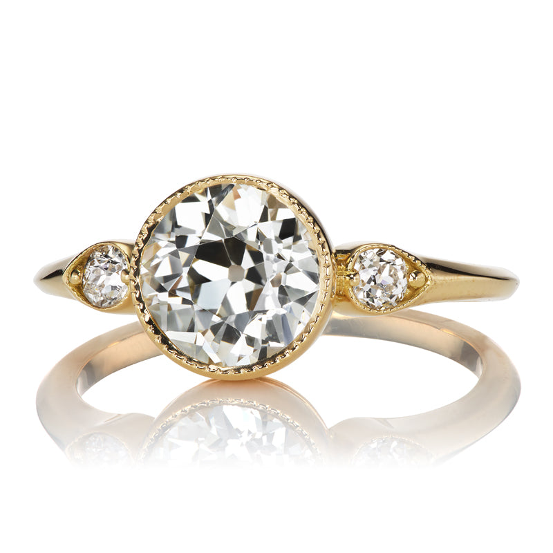 1.58ct Old European Cut Diamond diamond engagement ring