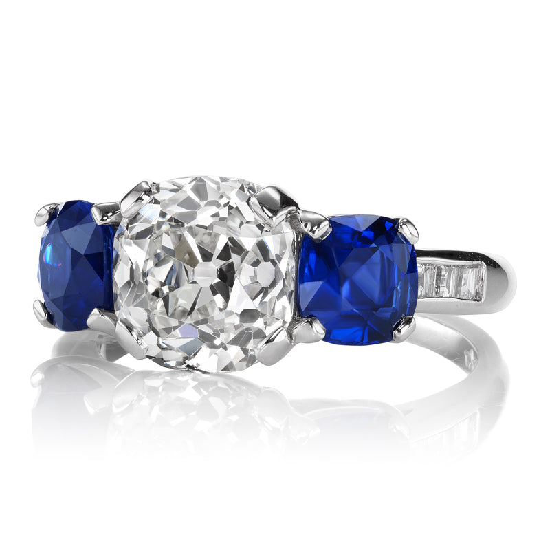 2-3 Carats gemstones vintage engagement ring