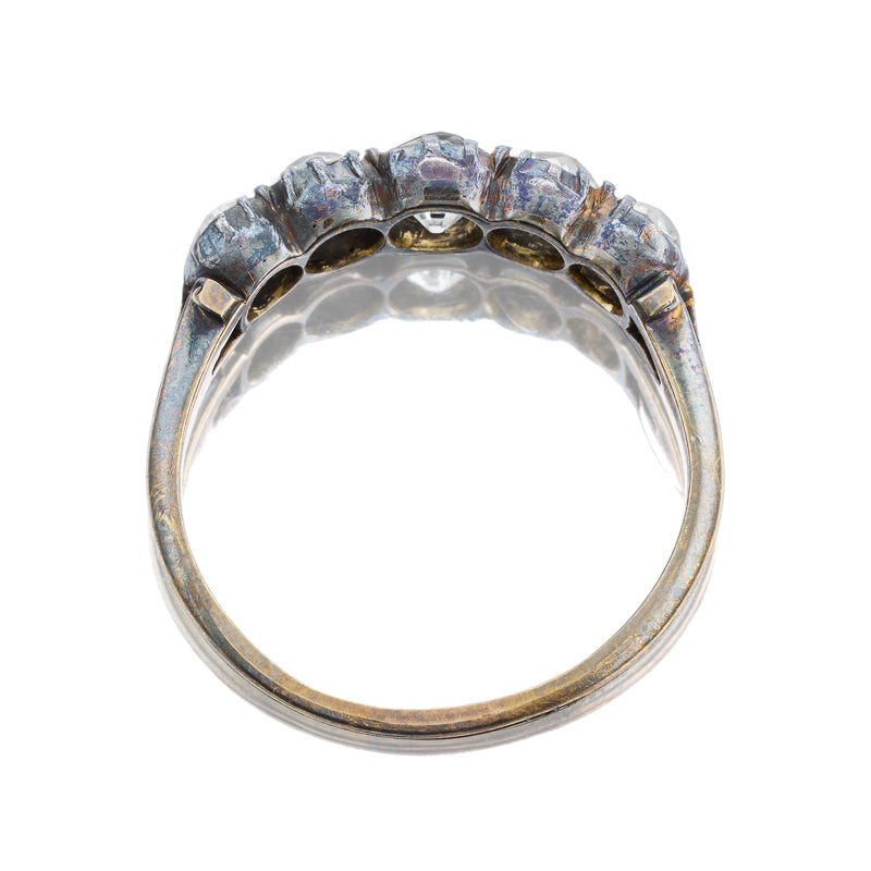 Antique Diamond Half Hoop Ring diamond engagement ring