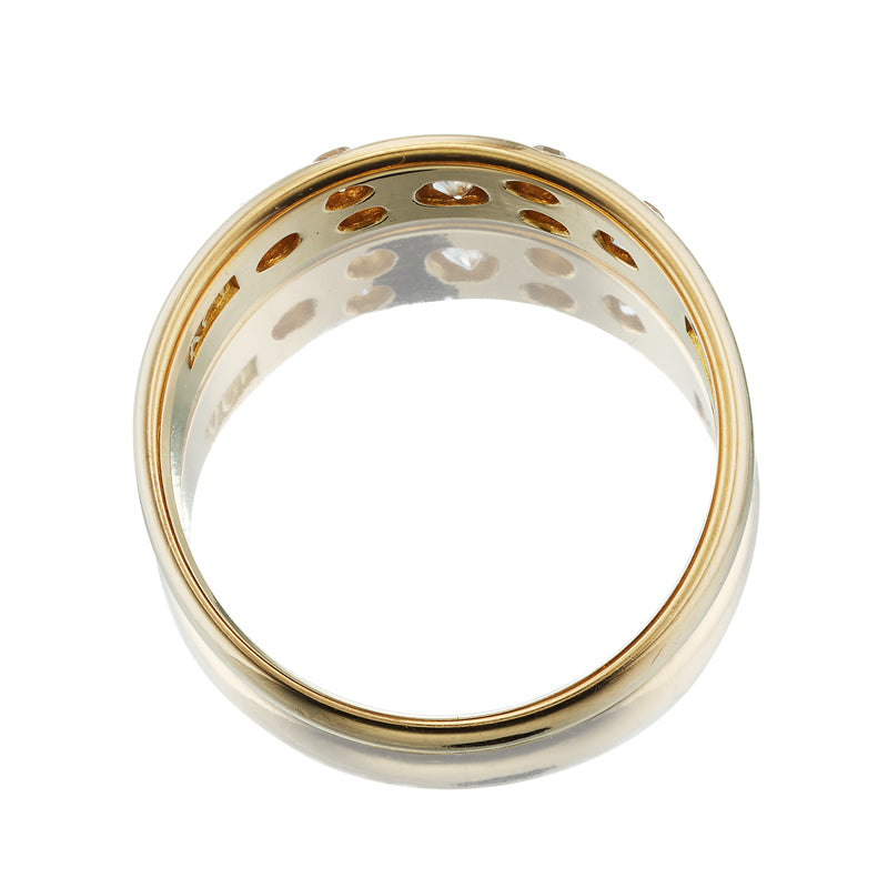 Vintage Seven Stone Gypsy Ring diamond engagement ring