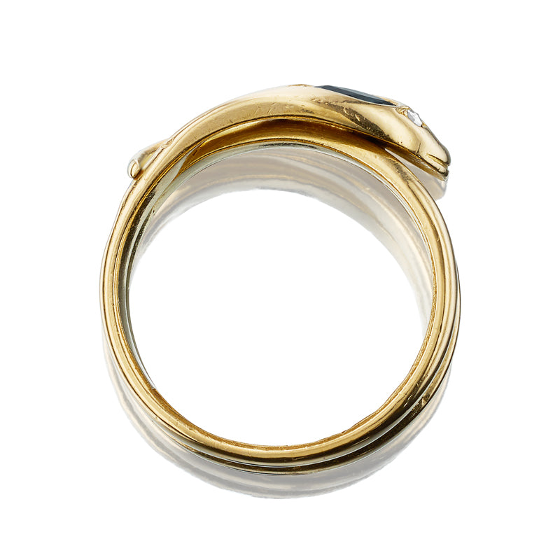 Antique Snake Ring diamond