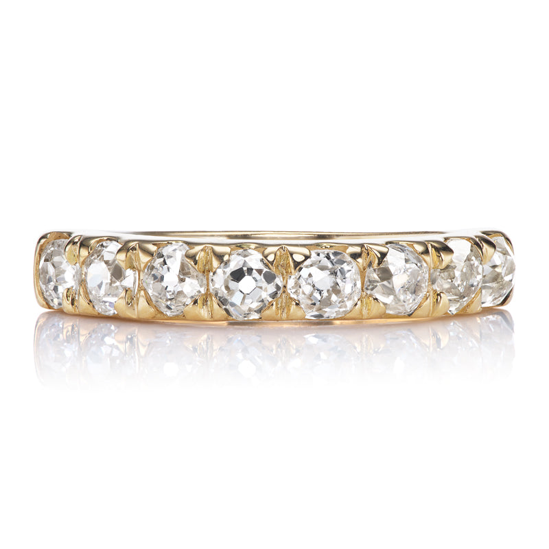 Yellow Gold Diamond Stacking Band