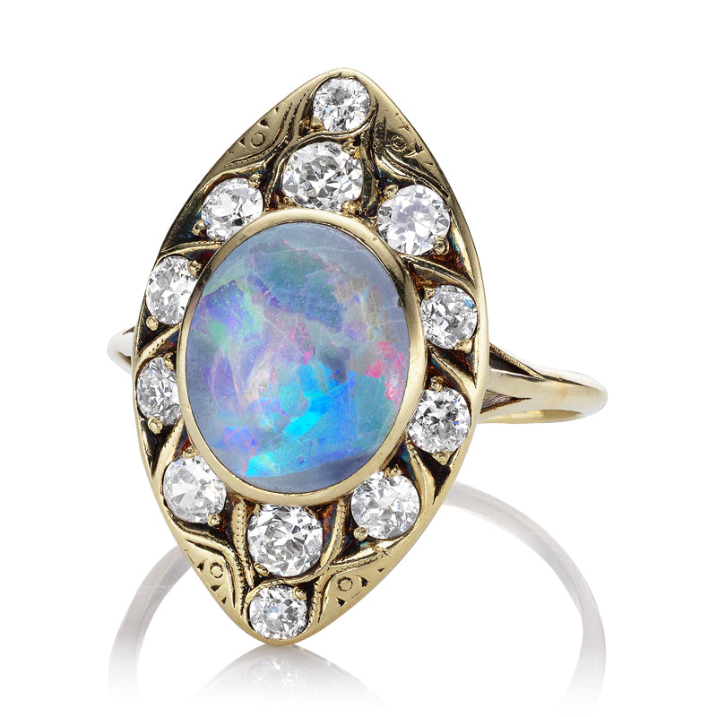 gemstones vintage engagement ring