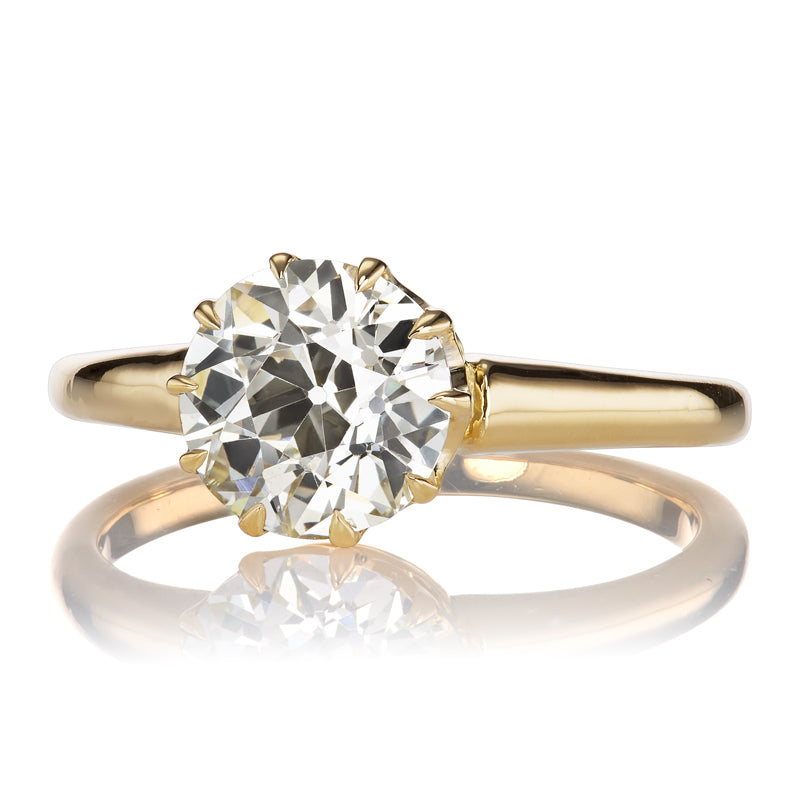 1.75ct Old European Cut Diamond diamond engagement ring