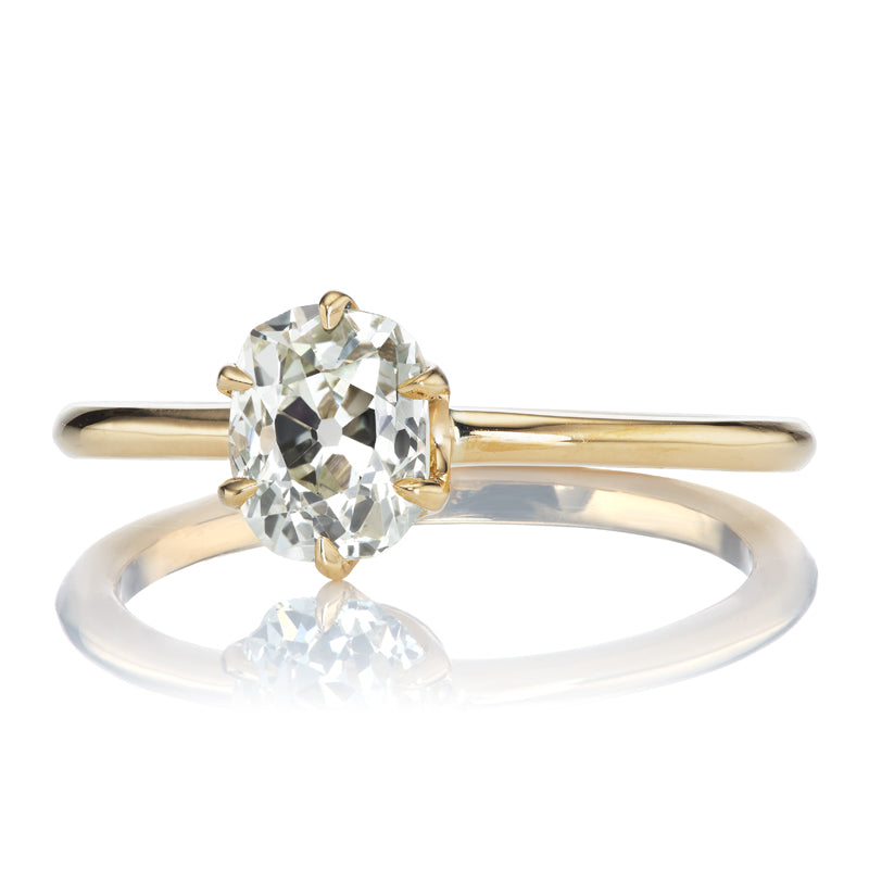 1.08ct Old Mine Cut Diamond diamond engagement ring