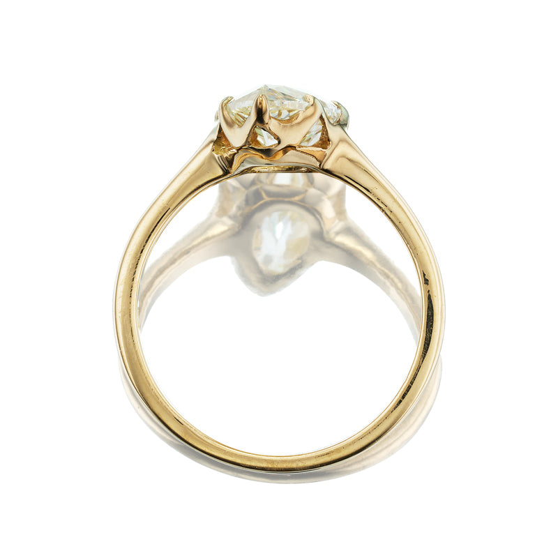 3-4 Carats vintage engagement ring