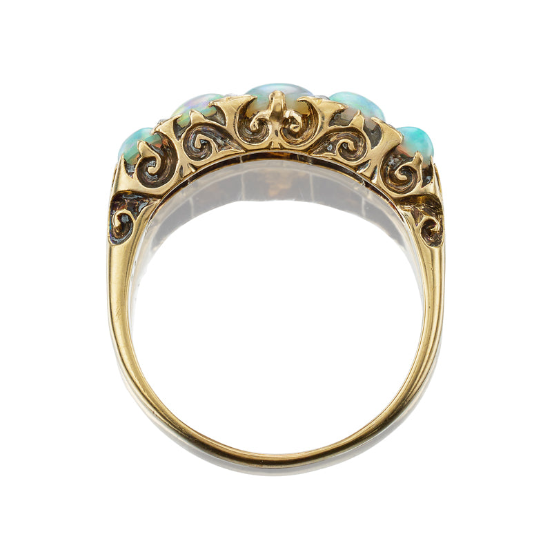 gemstones vintage engagement ring