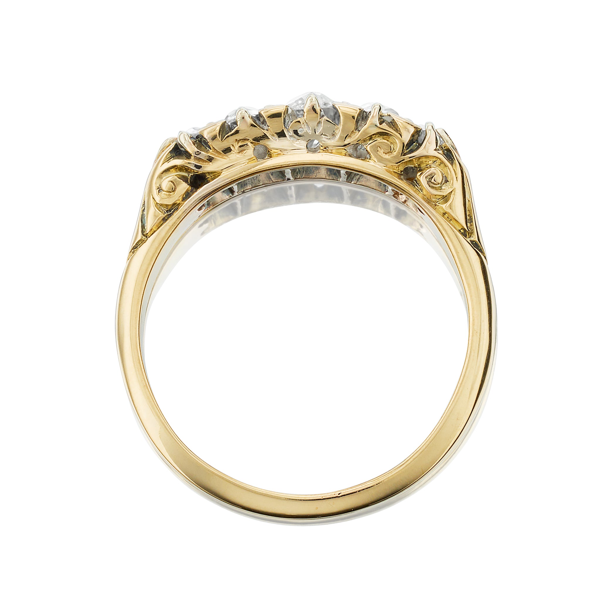 Antique Half Hoop diamond