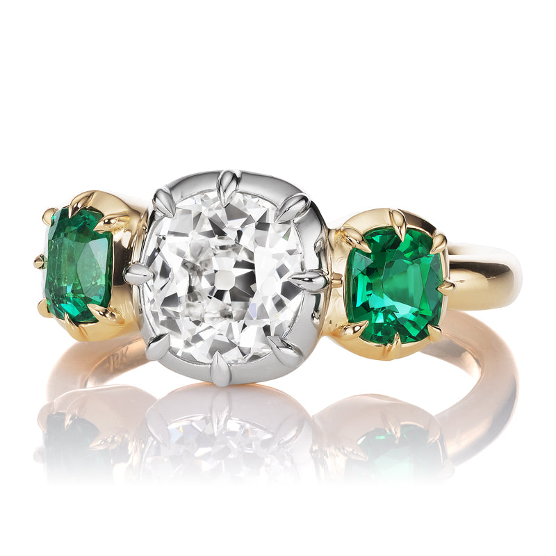 1-2 Carats gemstones vintage engagement ring